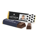 Chocoladereep 75 gram met eigen wikkel - Communie jongens