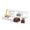 Chocoladereep 75 gram met eigen wikkel - Trouwen