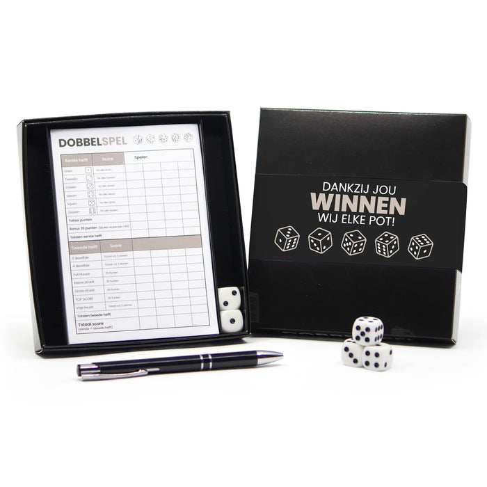 Dobbelspel met eigen sleeve - Vrijwiliger