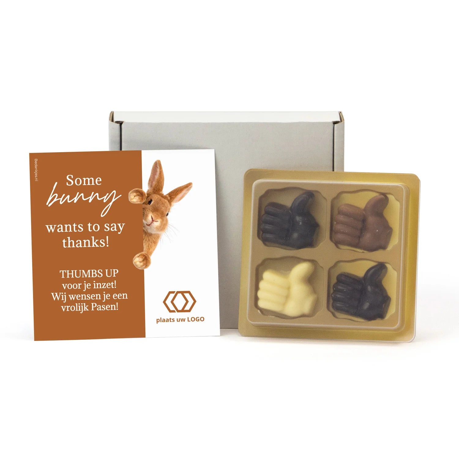 Thumbs UP voor je inzet - Pasen - Bedankjes.nl