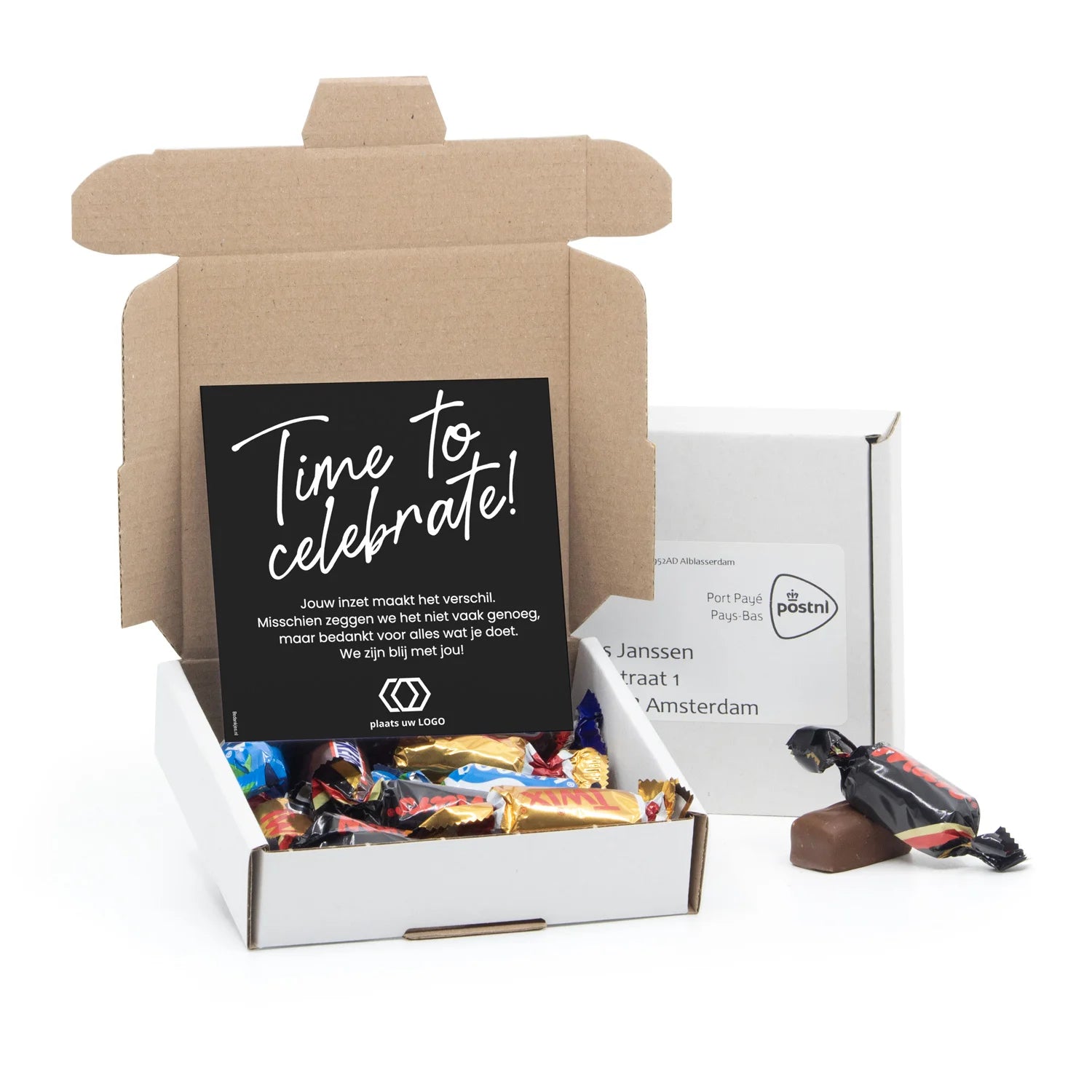 Doosje met celebrations - Brievenbus