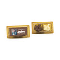 Doosje chocolade duimpjes 2 met eigen etiket - Communie jongens