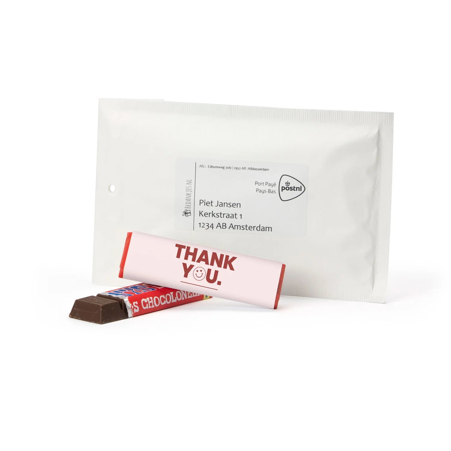 Tony Chocolonely 50 gram versturen - Brievenbus