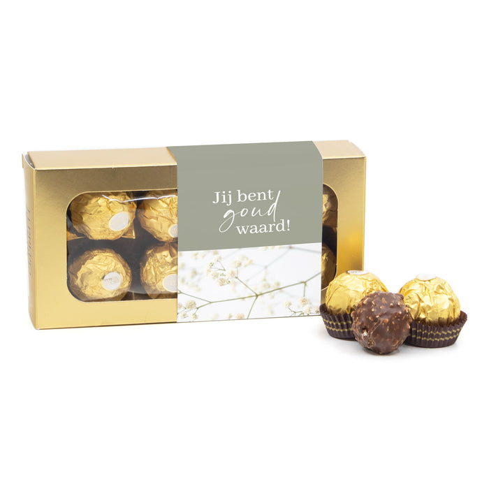 8 Ferrero Rocher geschenkdoos eigen logo - Vrijwilliger