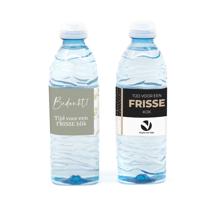 Flesje water met eigen etiket - Zakelijk