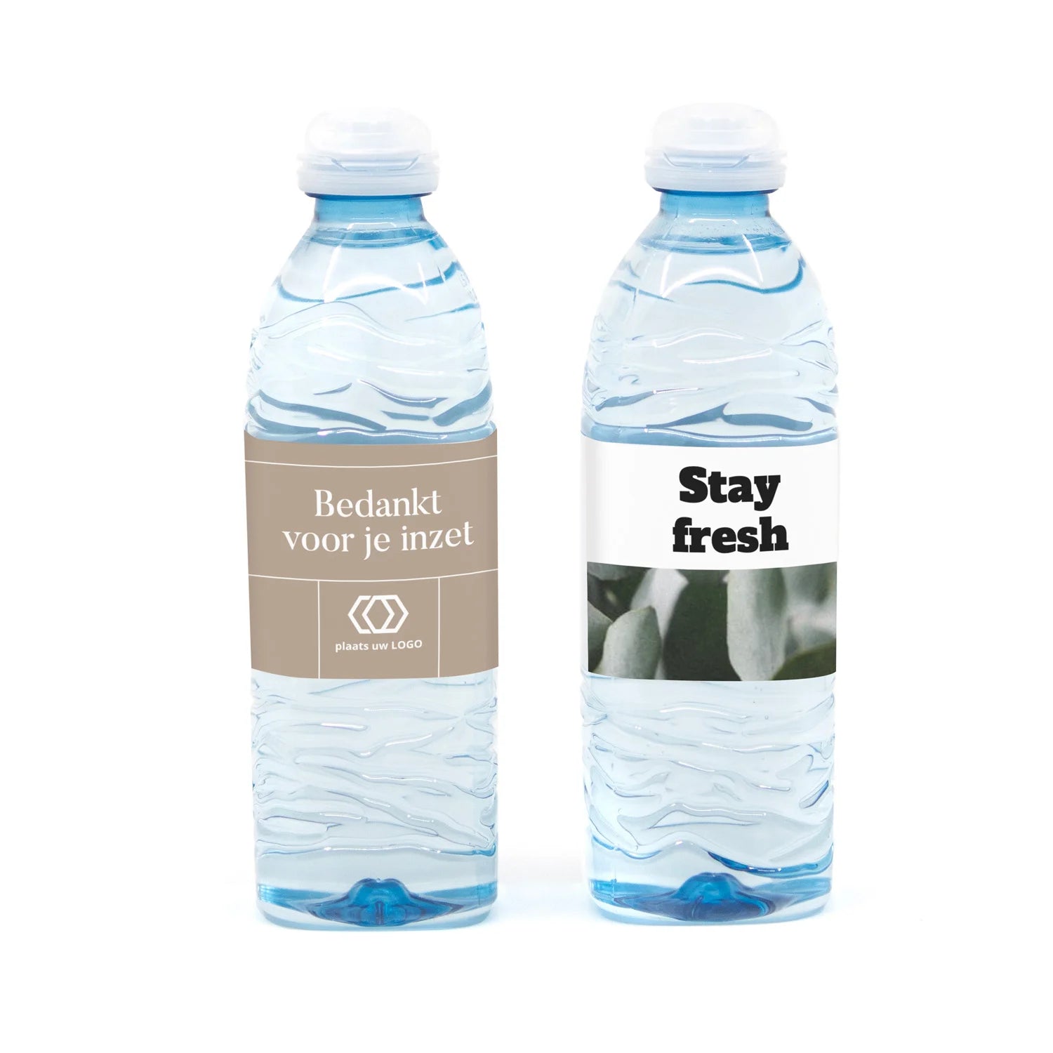 Flesje water met eigen etiket - Zakelijk