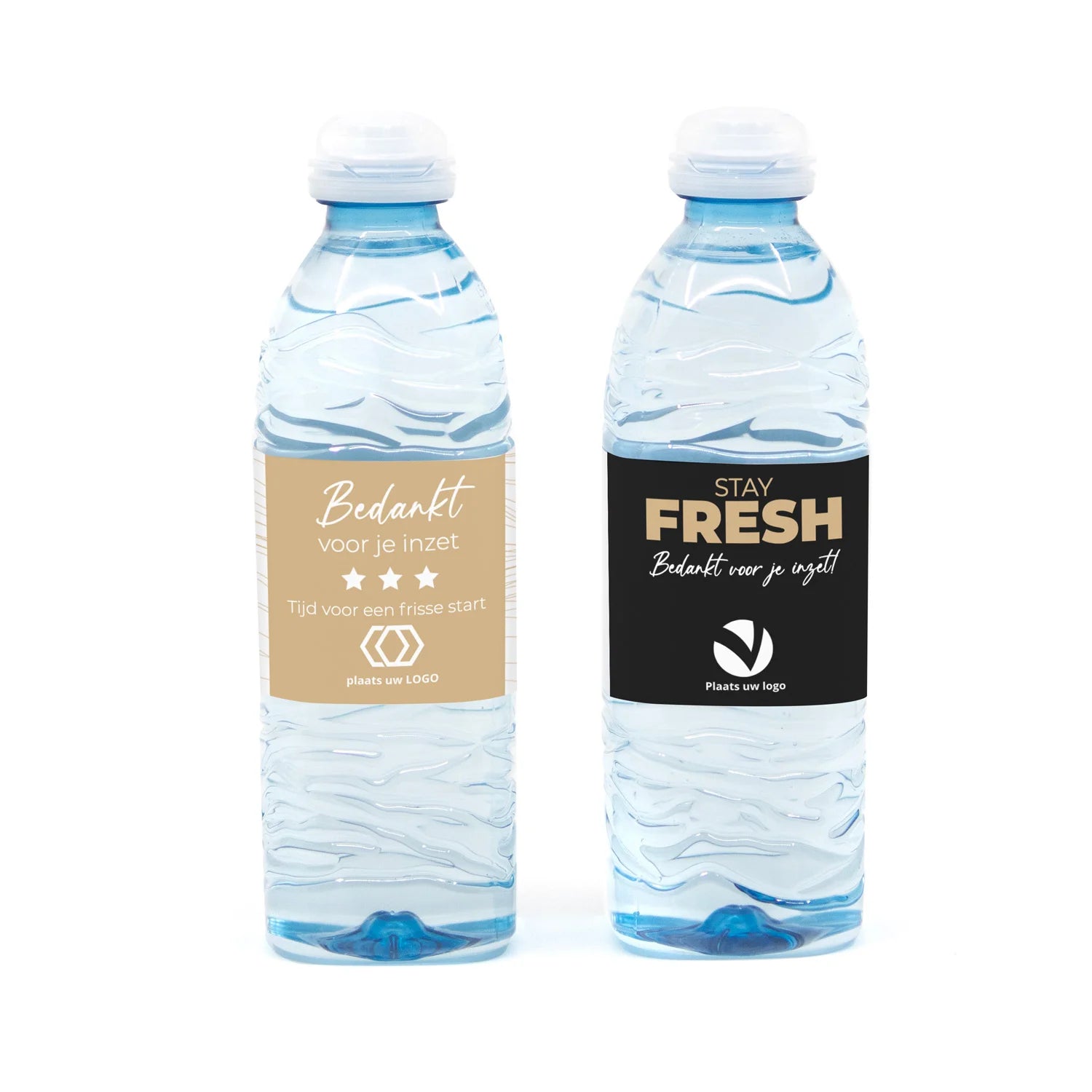 Flesje water met eigen etiket - Zakelijk