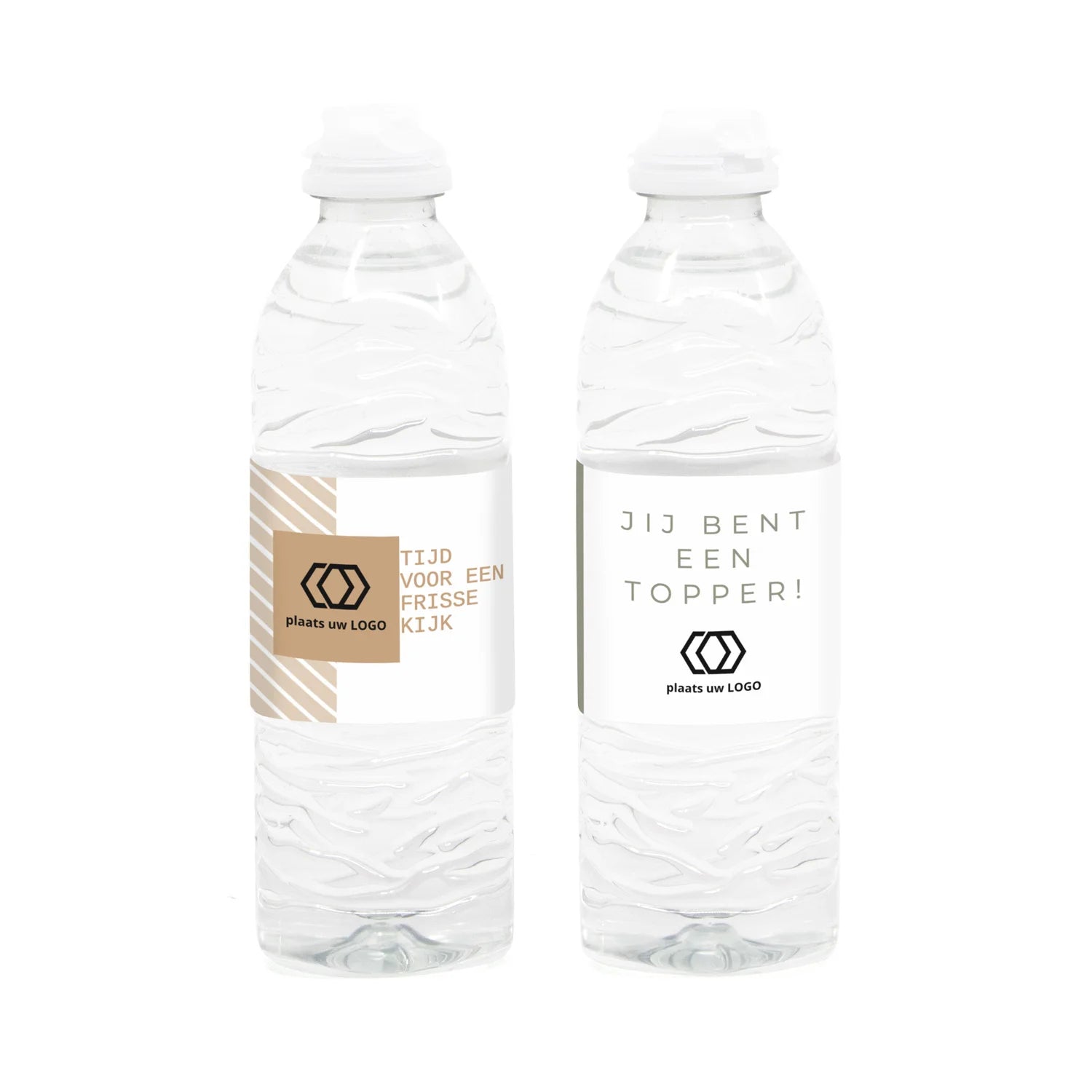 Flesje water met eigen etiket - Zakelijk