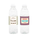 Flesje water met eigen etiket - Communie jongen