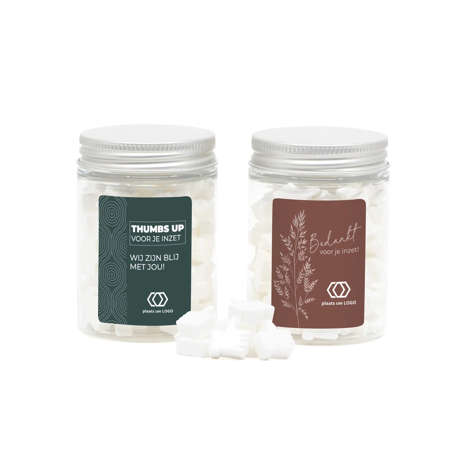 Pepermunt Duimpjes voor een frisse start - Zakelijk - Bedankjes.nl