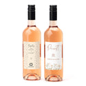 Fles Rosé wijn met eigen logo op etiket - Verpleging - Bedankjes.nl