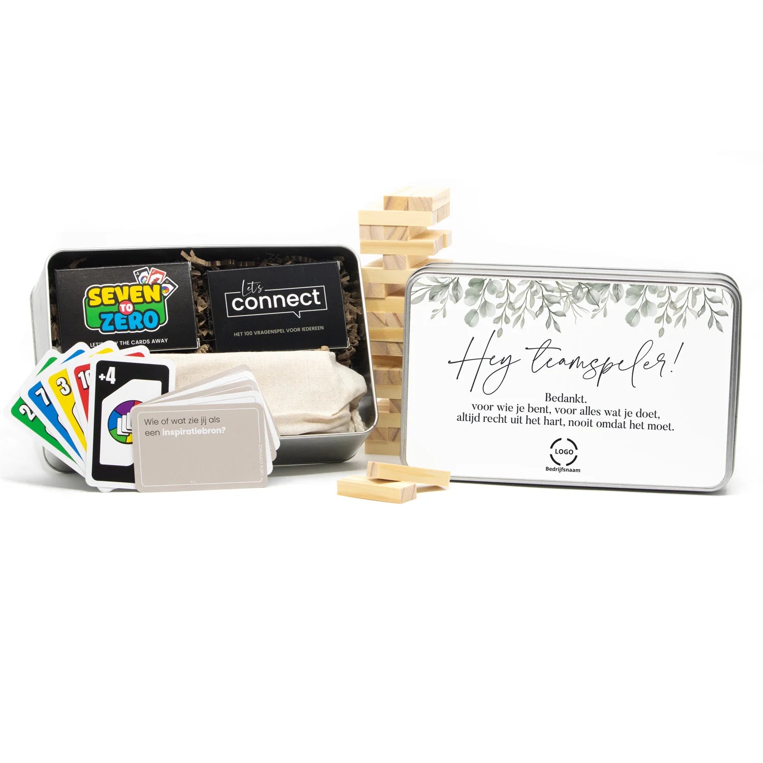 Gamepakket in blik - Vrijwilliger