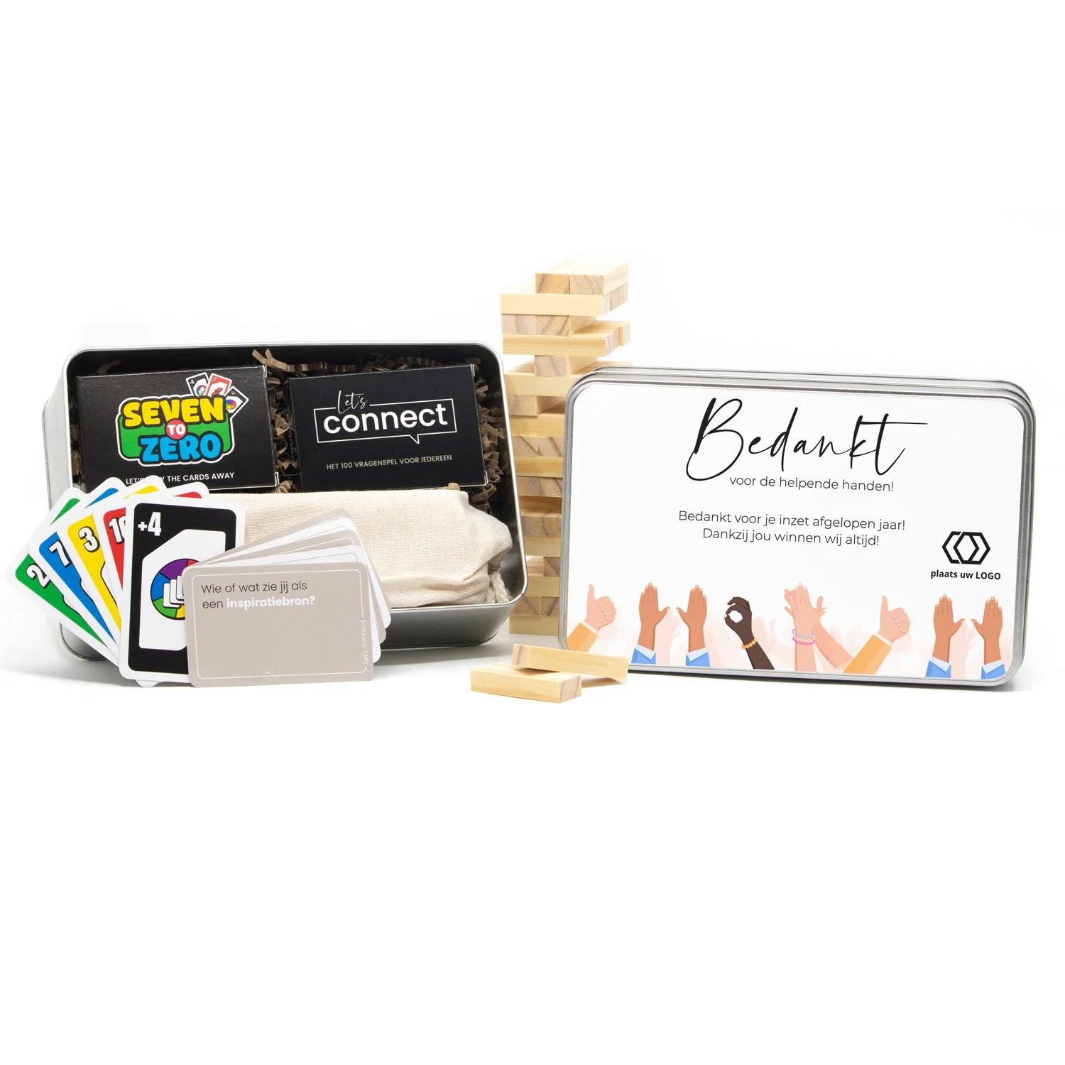 Gamepakket in blik - Vrijwilliger