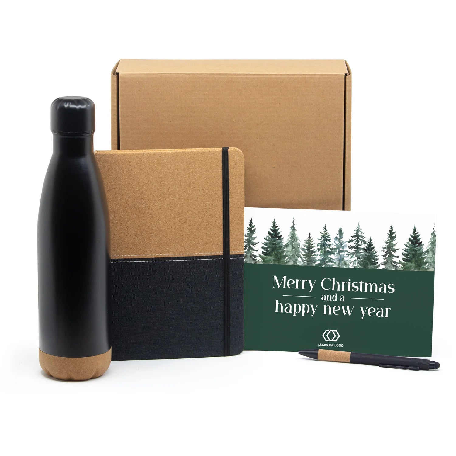 Giftbox met persoonlijke kaart- Kerst - Bedankjes.nl