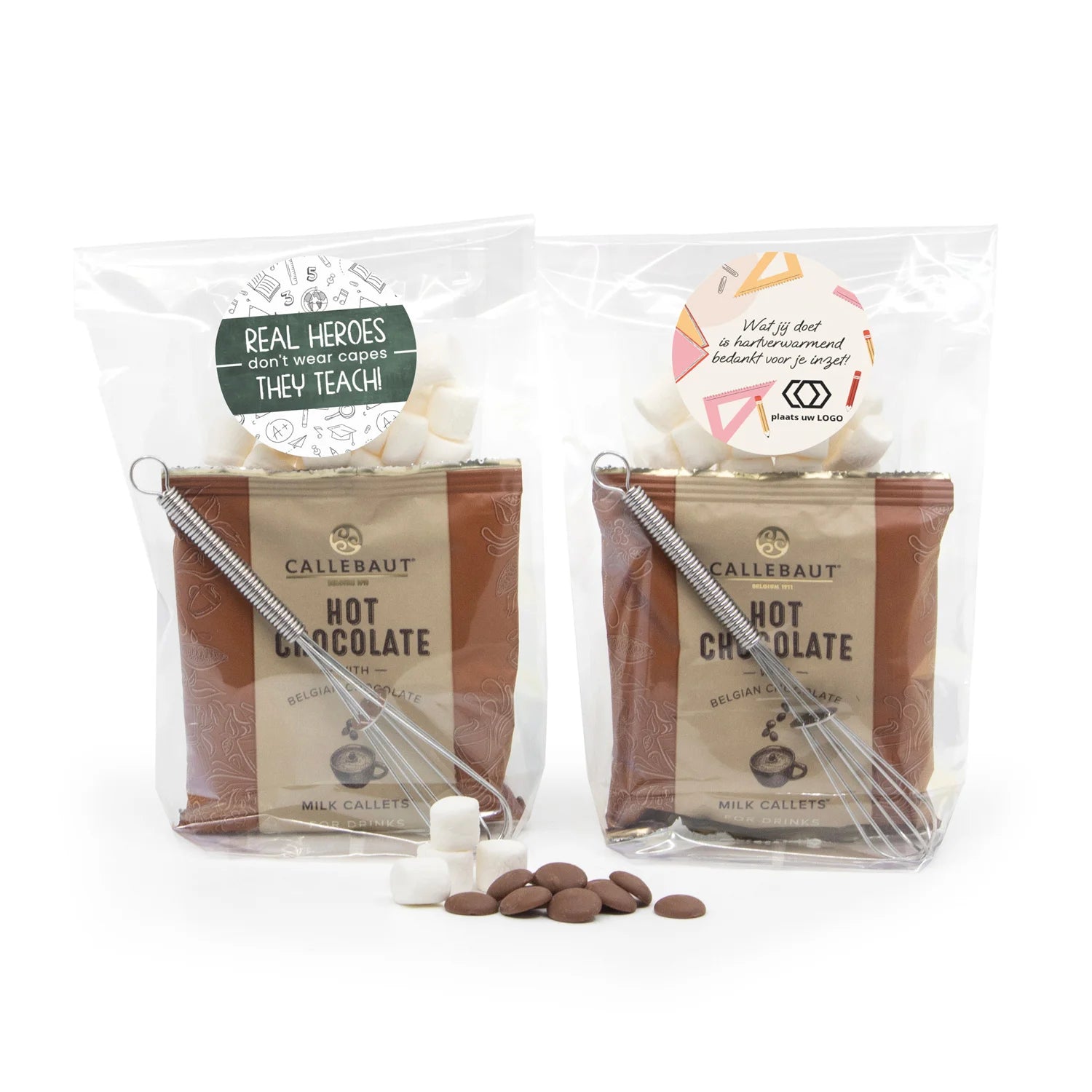 Hot Chocolate in zakje met eigen etiket - Leraar