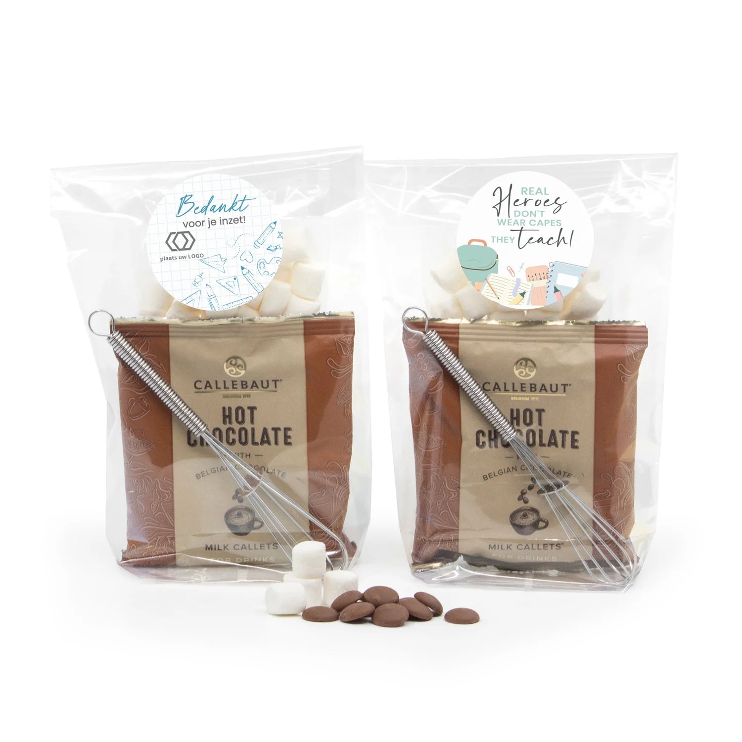 Hot Chocolate in zakje met eigen etiket - Leraar