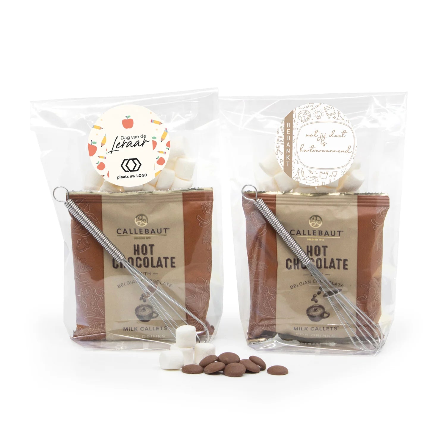 Hot Chocolate in zakje met eigen etiket - Leraar