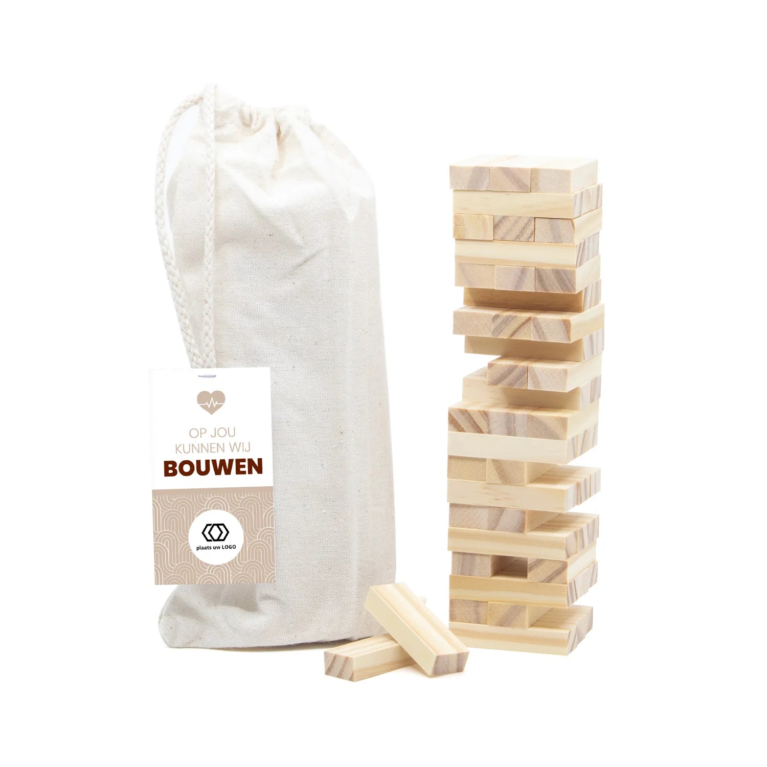 Zonder jou stort de boel in Jenga - Verpleging - Bedankjes.nl