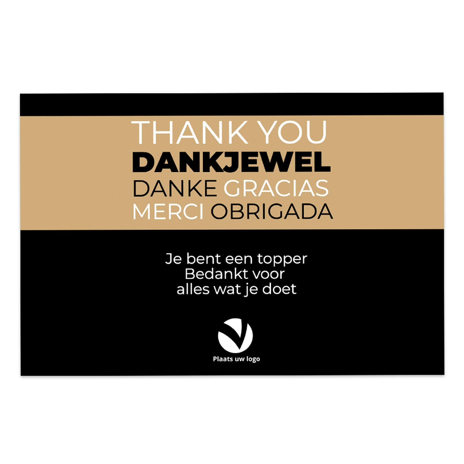Kaartjes (15 x 10cm) - Zakelijk - Bedankjes.nl