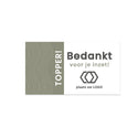 Persoonlijke kaartjes (9 x 5cm) - Zakelijk - Bedankjes.nl