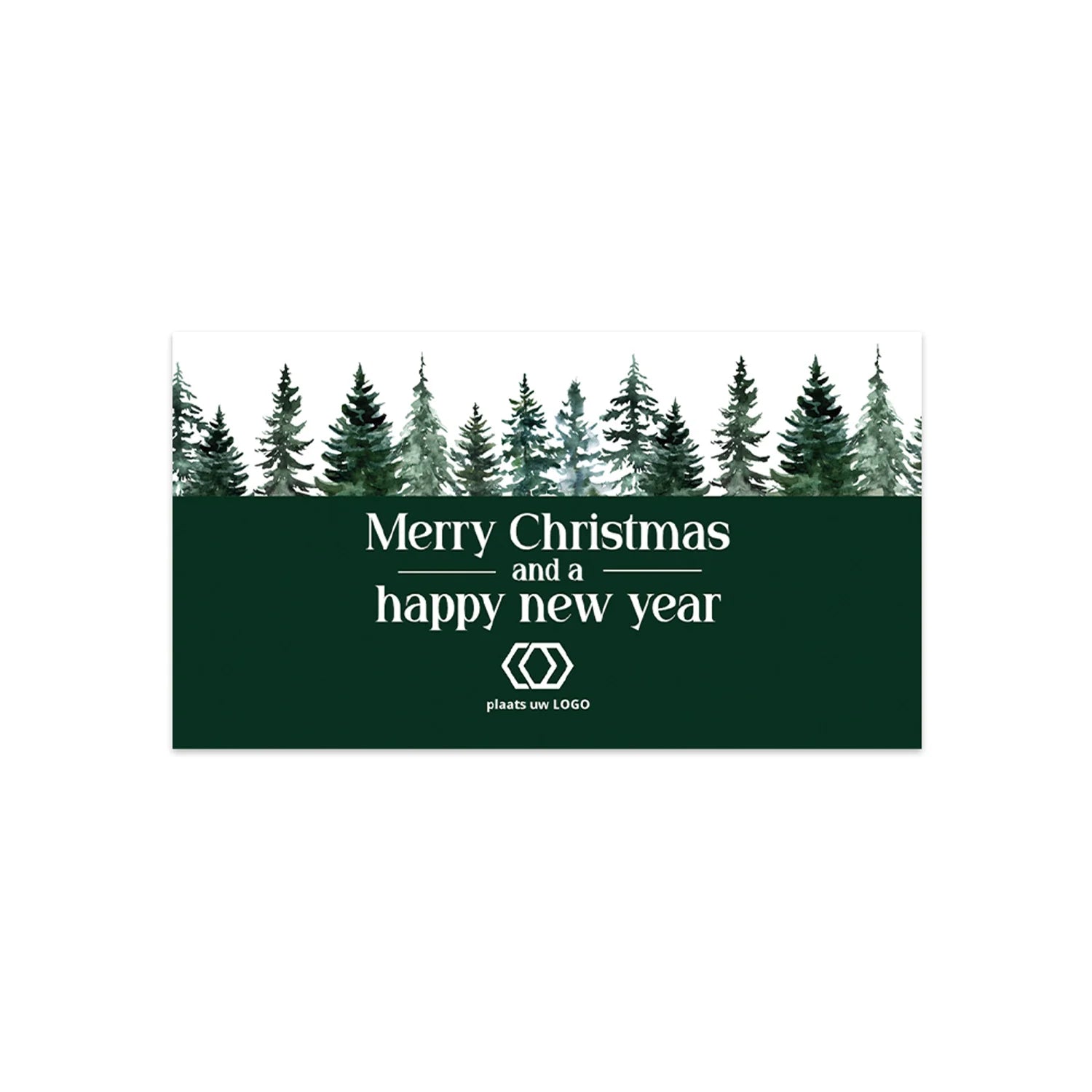 Persoonlijke kerstkaartjes (9 x 5cm) - Kerst