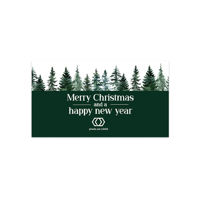 Persoonlijke kerstkaartjes (9 x 5cm) - Kerst