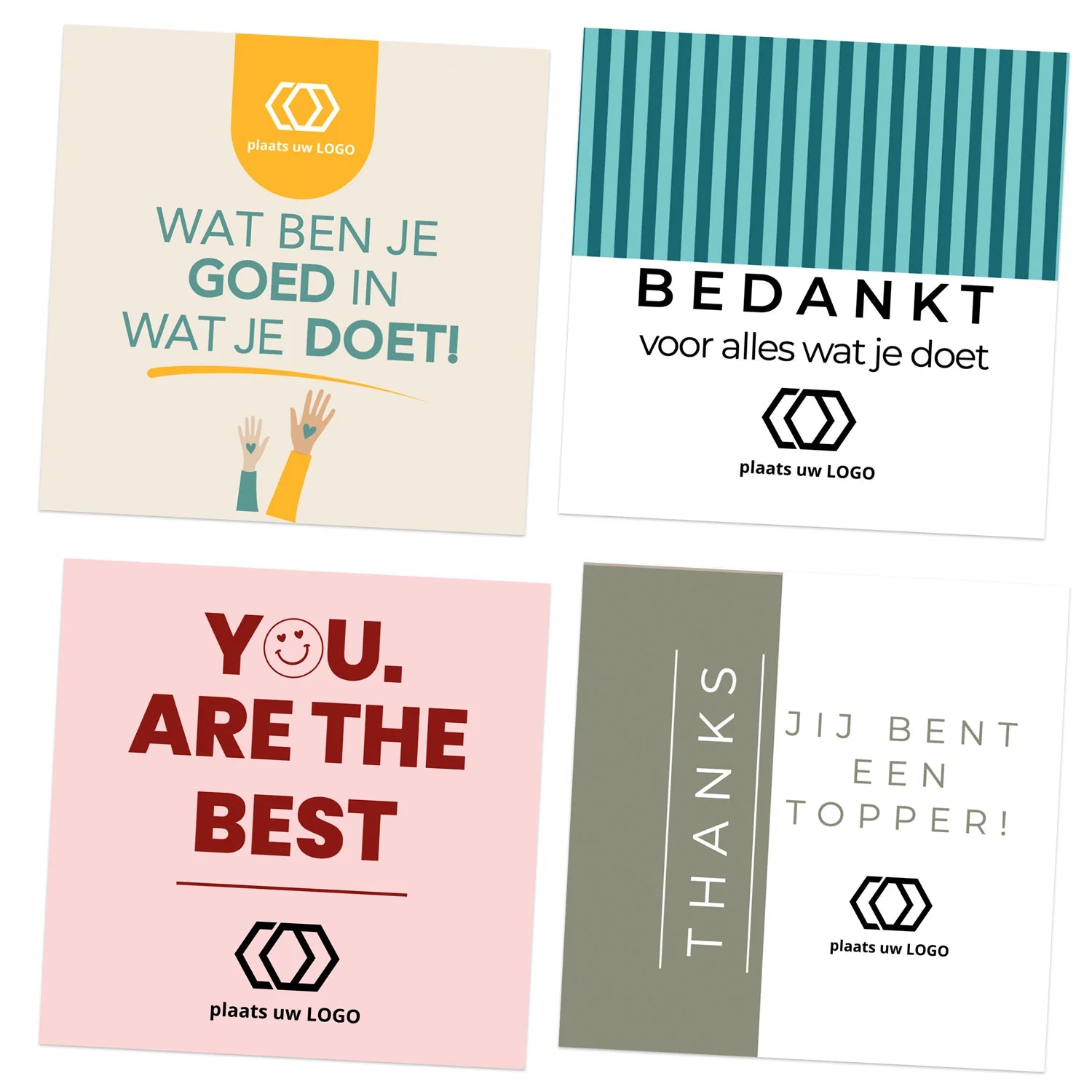 Kaartjes (10 x 10cm)- Zakelijk