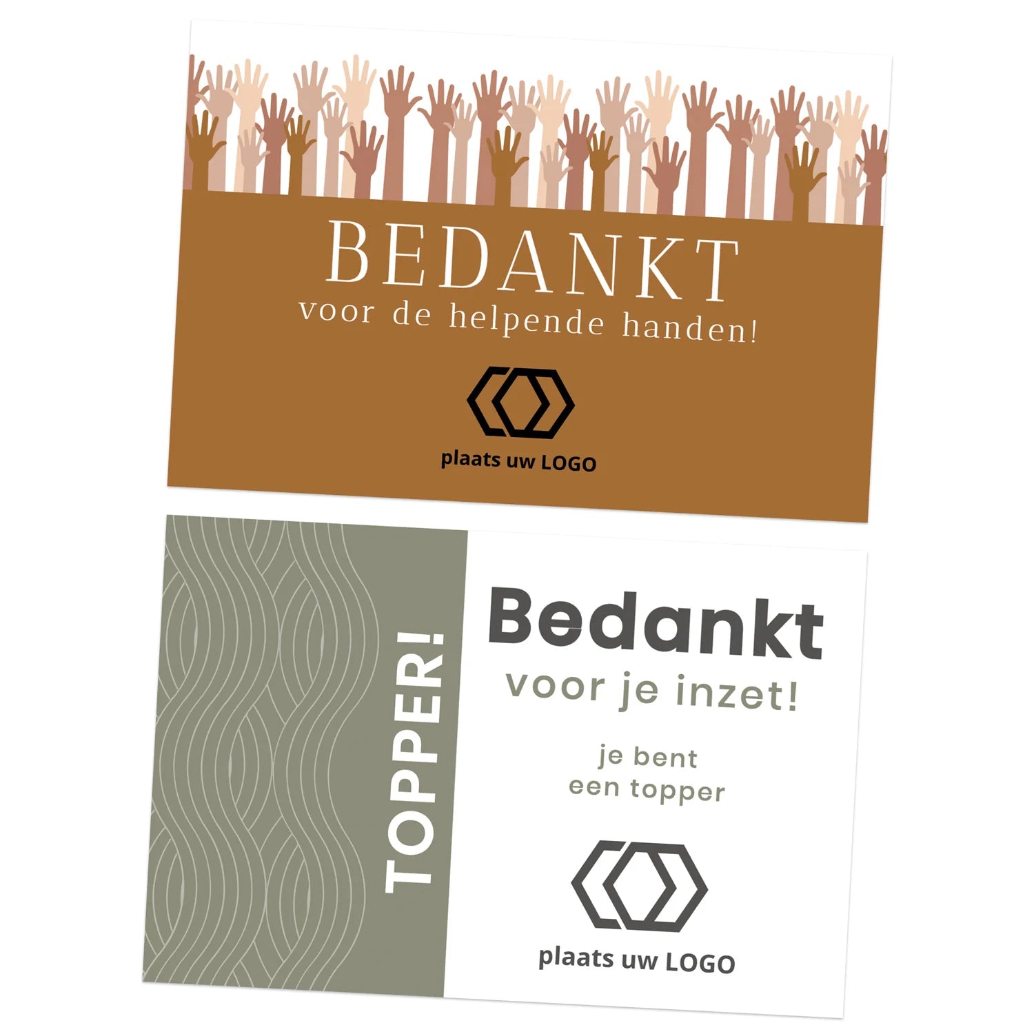 Kaartjes (15 x 10cm) - Zakelijk - Bedankjes.nl