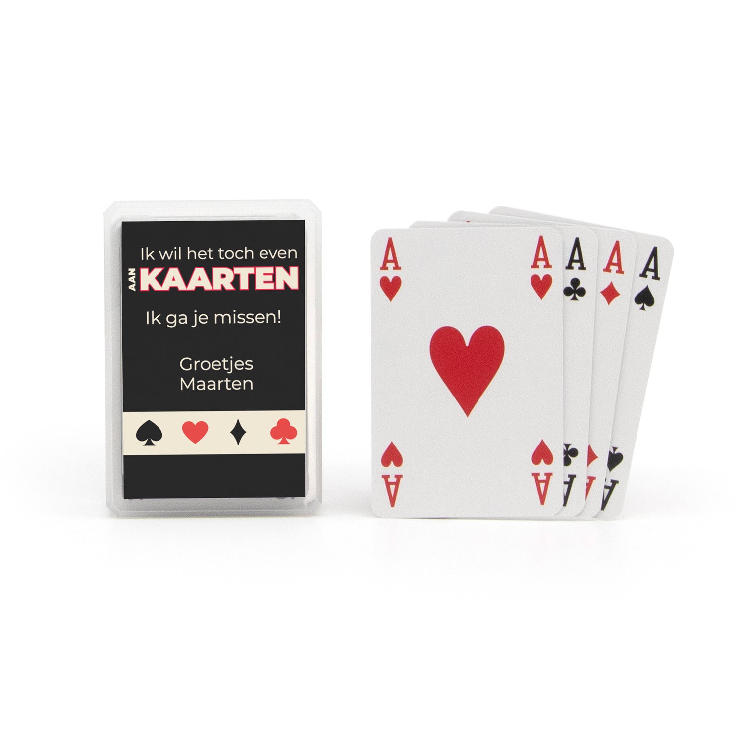 Kaartspel Game Over met eigen tekst - Afscheid Collega - Bedankjes.nl