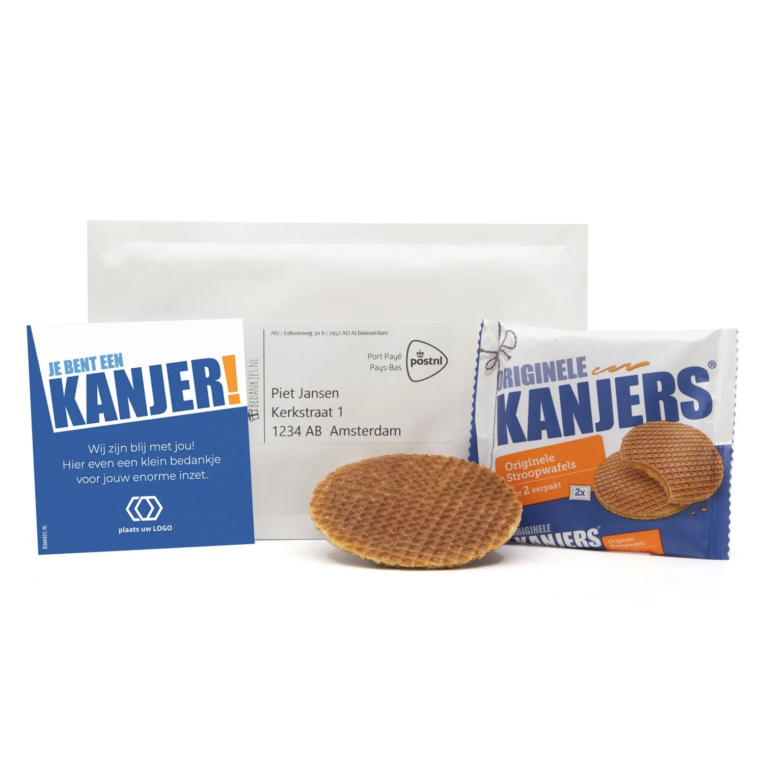 Kanjers stroopwafels versturen - Brievenbus