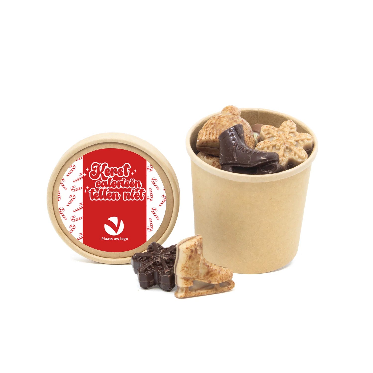 Kraftbeker met winter chocolade - Kerst - Bedankjes.nl