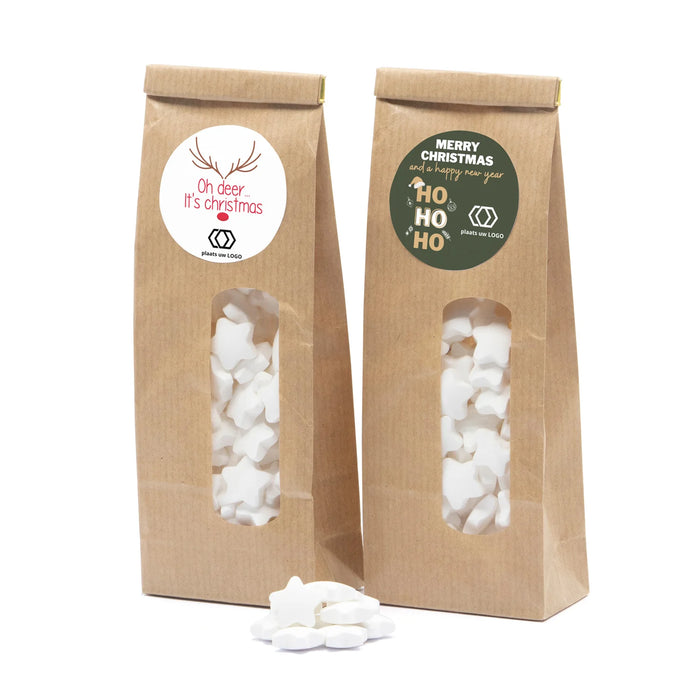Kraftzakje met kerstvulling - Kerst