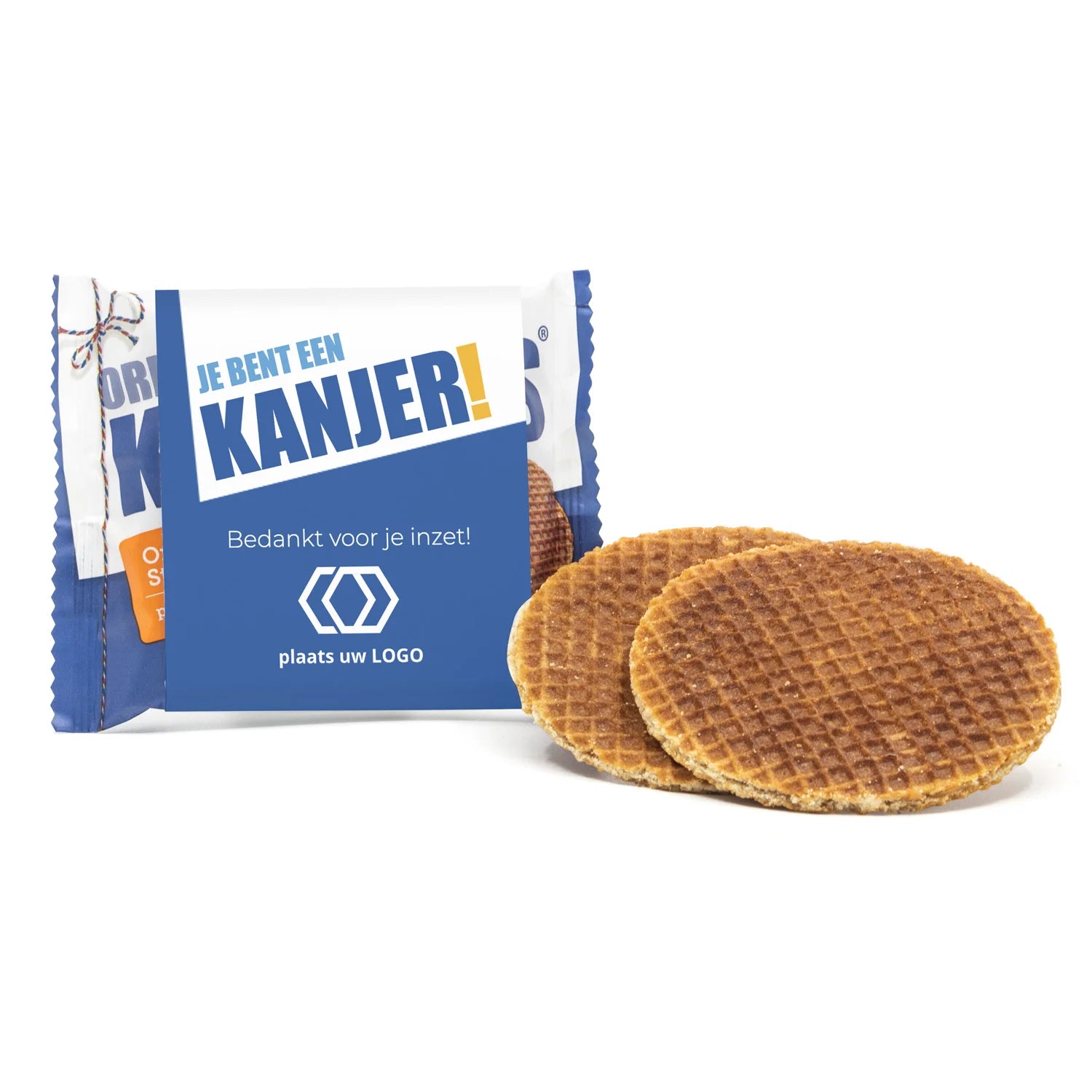Kanjers Stroopwafels met tekst - Leraar - Bedankjes.nl