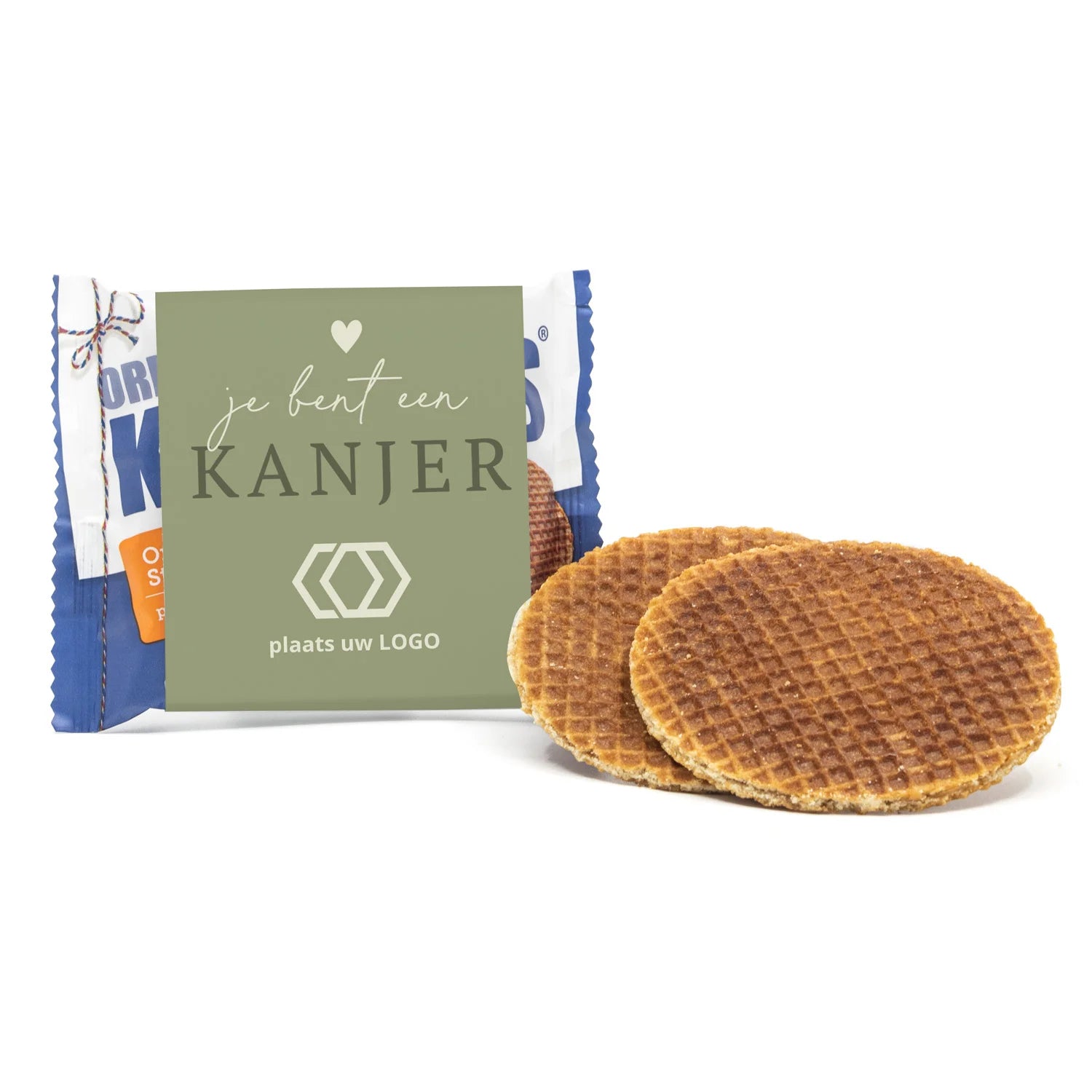 Kanjers Stroopwafels met eigen sleeve - Vrijwilliger
