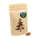 Kraftzak kerstboom met verse notenmix - Kerst