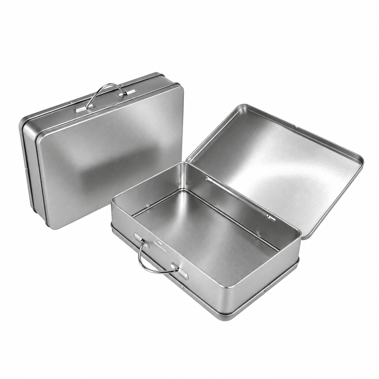 Blikken koffer 17,4 x 11,5 x 4 cm
