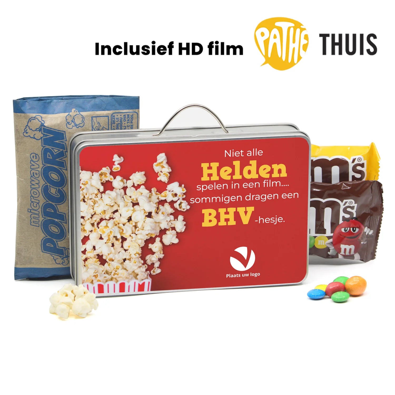Compleet filmavondje met M&M’s & Popcorn in koffer - BHV