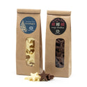 Kraftzakje met chocolade sterren - Kerst - Bedankjes.nl