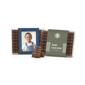 Chocolade bouwstenen met eigen sleeve - Communie Jongen - Bedankjes.nl