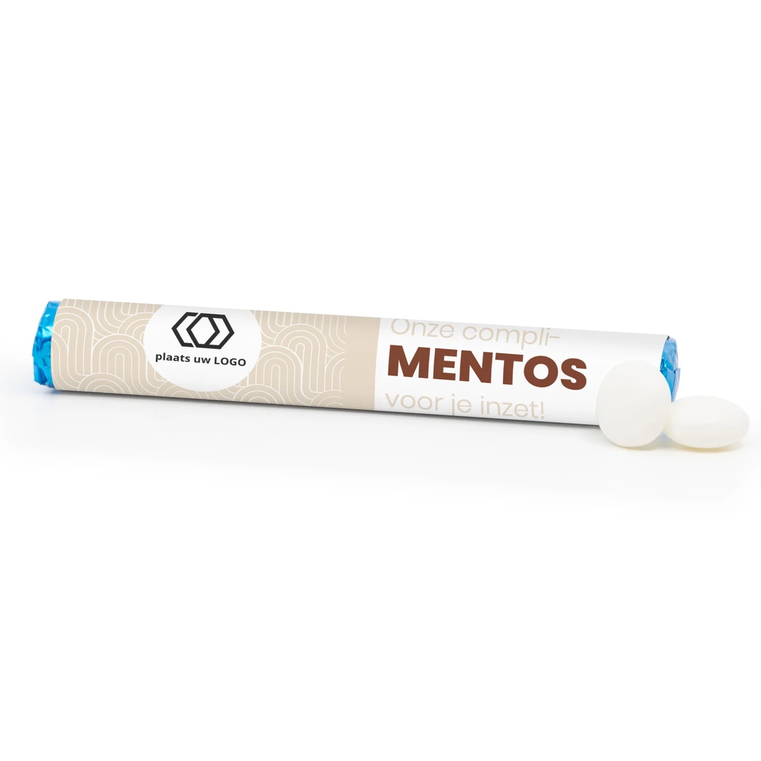 (compli)MENTOS rol met logo - Verpleging - Bedankjes.nl
