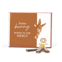 Merci met eigen inlay kaart 250 gram - Pasen - Bedankjes.nl