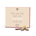 Merci met eigen inlay kaart 250 gram - Vrijwilliger