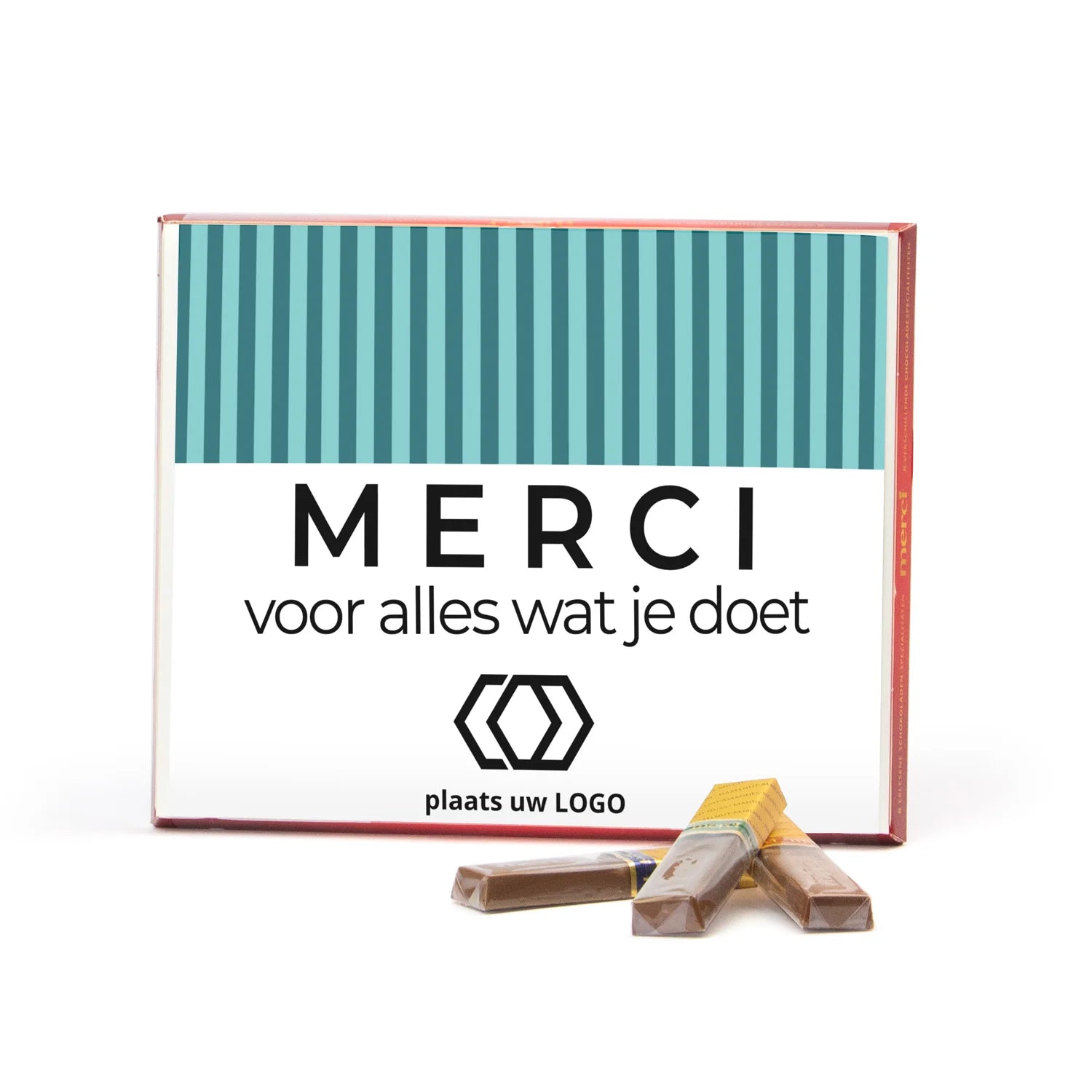 Merci met eigen inlay kaart 250 gram - Zakelijk
