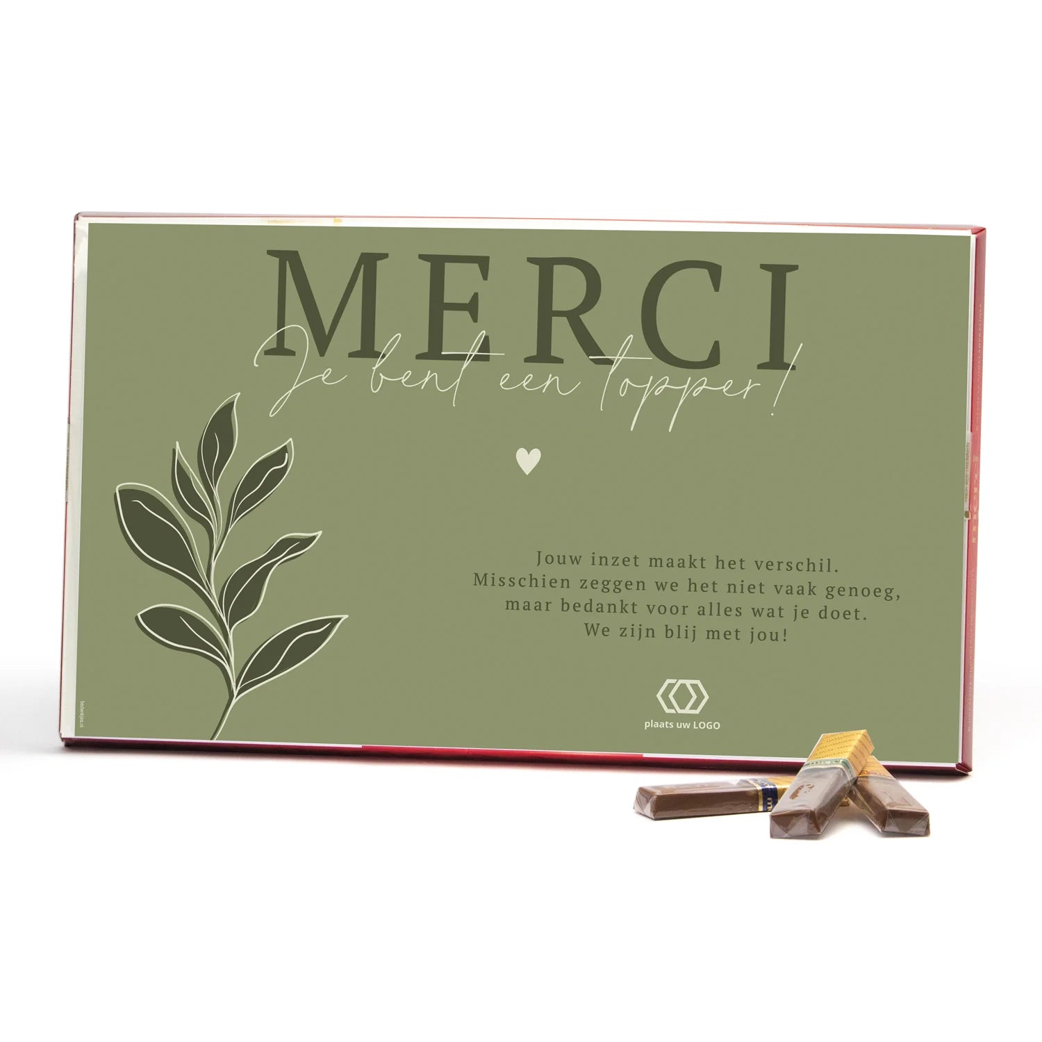 Doos Merci 400 gram versturen - Brievenbus