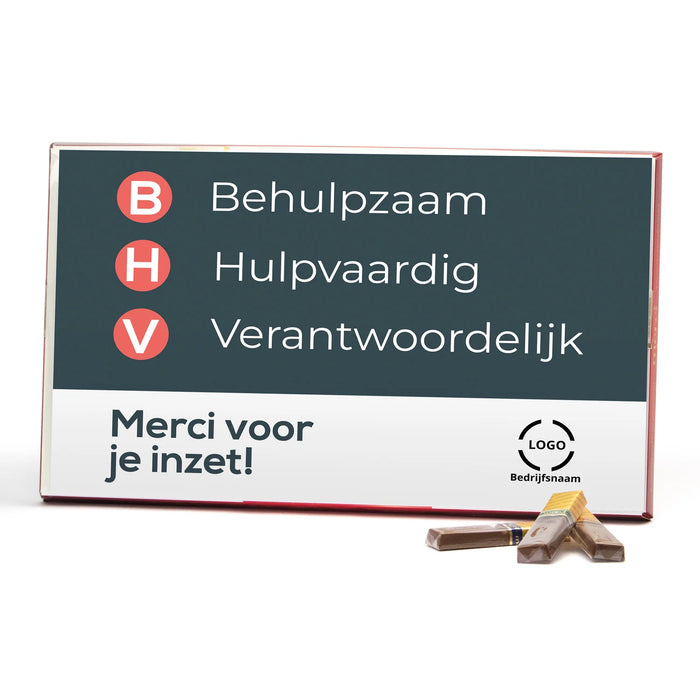 Doos Merci met eigen kaart 400 gram - BHV