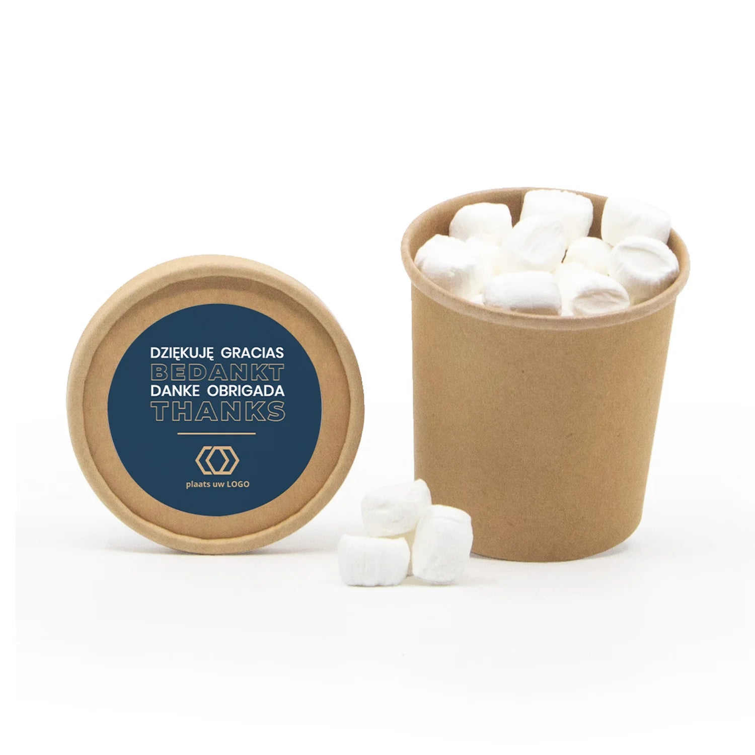 Bio kraftbekertje met Snoep - Zakelijk