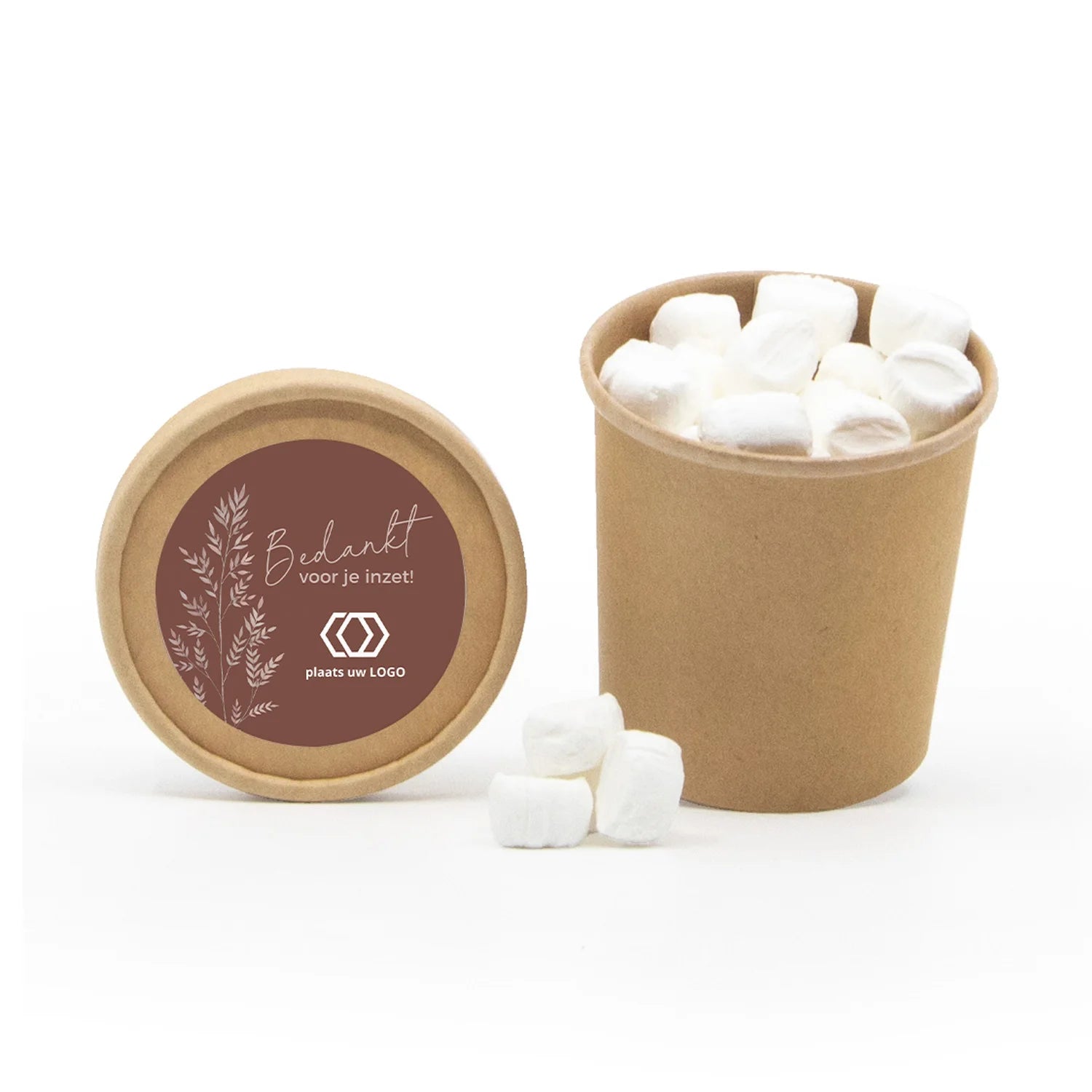 Bio kraftbekertje met Snoep - Zakelijk