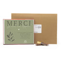 Merci 250 gram met logo versturen - Brievenbus