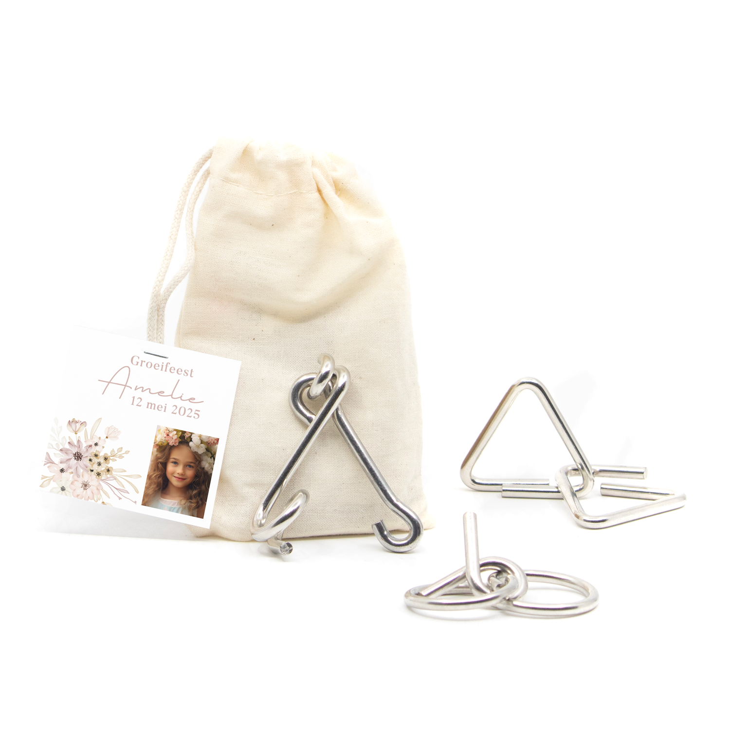 Breinbreker in zakje - Communie meisje - Bedankjes.nl