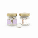 Mini glazen potje met snoep - Communie meisjes